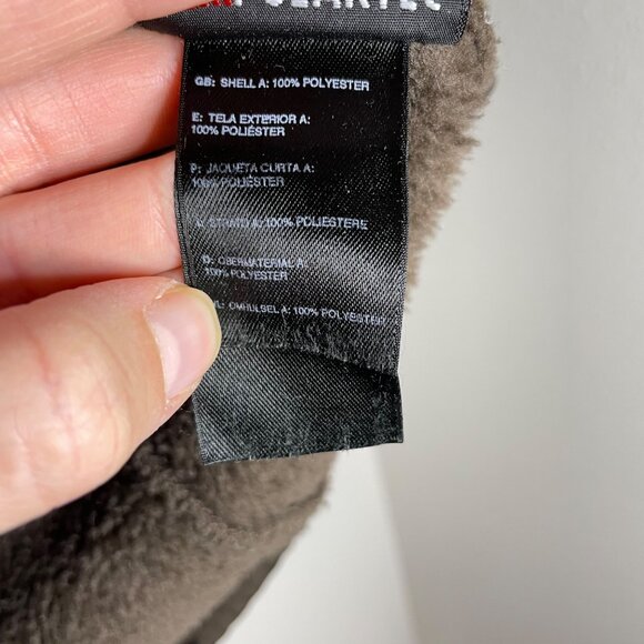 The North Face Denali Fleece Size Small Brown Polartec Full Zip Sz S - Picture 8 of 9